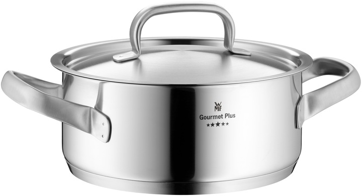 Gourmet Plus (20 cm, Casserole + Stewpot, Stainless steel)