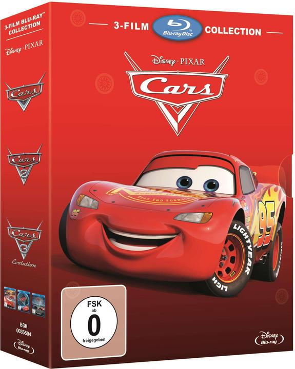 Voitures 1-3 (Blu-ray, 2017, Allemand)
