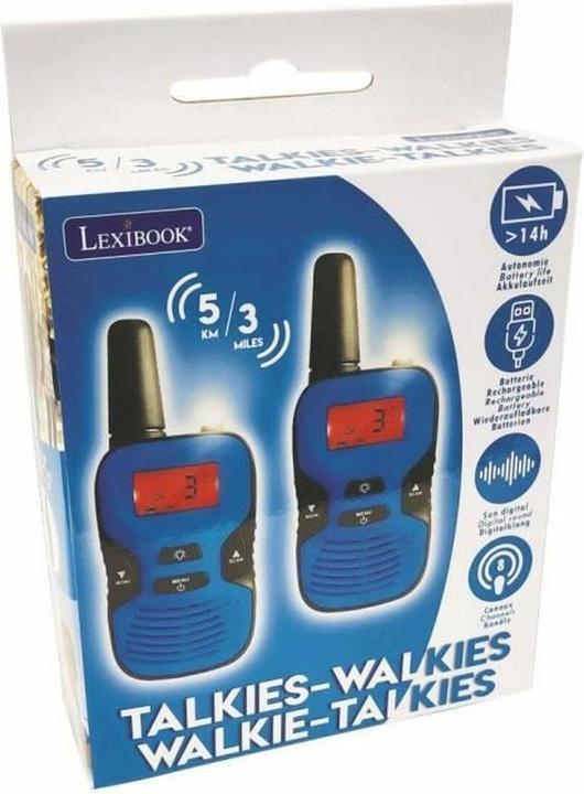 Image du produit Lexibook TW43 Talkie-walkie 5km, batteries rechargeables, son numérique, intérieur et extérieur K (5 km)