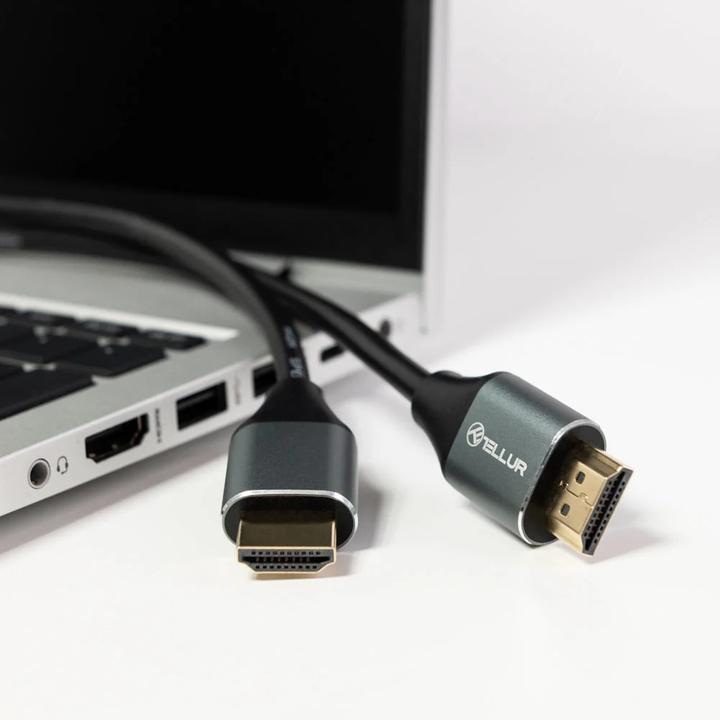 Actual product image Tellur High Speed HDMI 2.0 cable, 4K 18Gbps plug-plug Ethernet gold-plated 3m black (3 m)