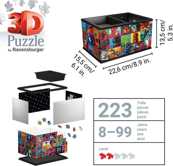 Image du produit Ravensburger Boîte de rangement (216 pièces)