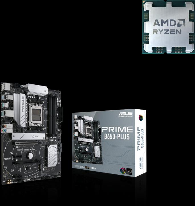 Actual product image ASUS PRIME B650-PLUS (AM5, AMD B650, ATX)