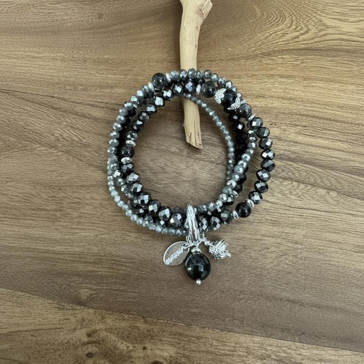 Immagine prodotto Andreani Armband aus Obsidian mit Anhänger