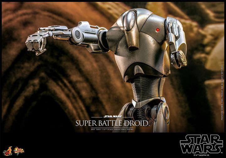 Actual product image Hot Toys Star Wars: Episode II figurine 1/6 Super Battle Droid 32 cm