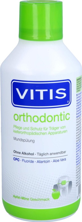 Dentaid Vitis Orthodontic Mundspue (500 ml, Mundspülung)