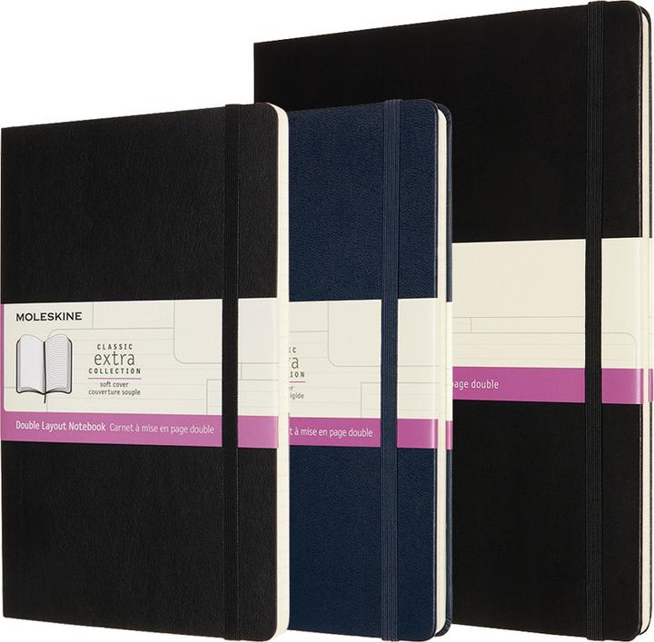 Produktbild Moleskine Classic Collection extra (190 x 250 mm, Blanko, Liniert, Harter Einband)