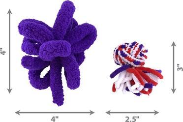 Immagine prodotto KONG Kat Active Rope Rood / Paars (Catmint giocattolo)