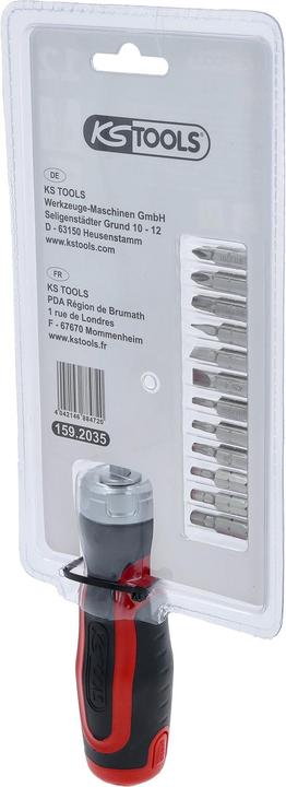 Produktbild KS Tools 12 in 1 Ratschen-Bit-Schraubendreher