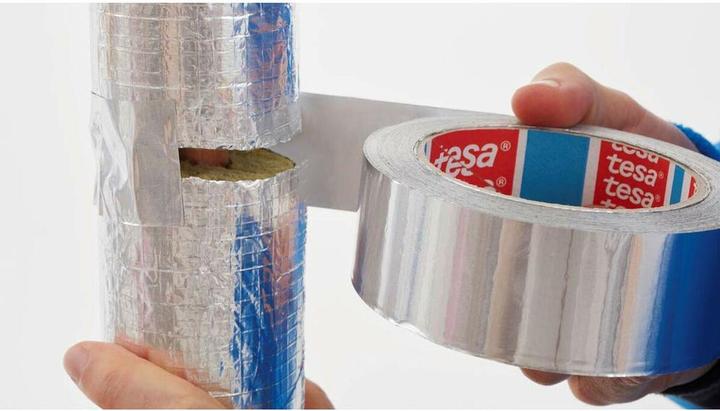 Actual product image tesa Alu Tape strong m. Liner 25m:50mm (50 mm)