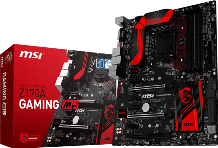 Produktbild MSI Z170A Gaming M5 (LGA 1151, Intel Z170, ATX)