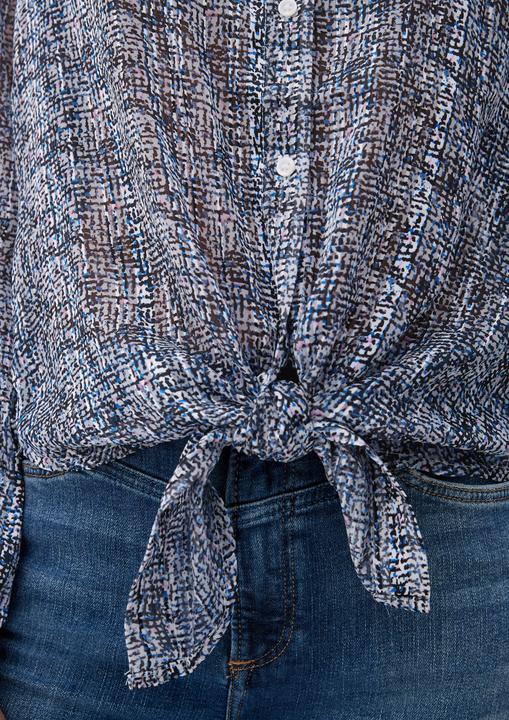 Produktbild s.Oliver Bluse Bluse in semitransparenter Optik (38)