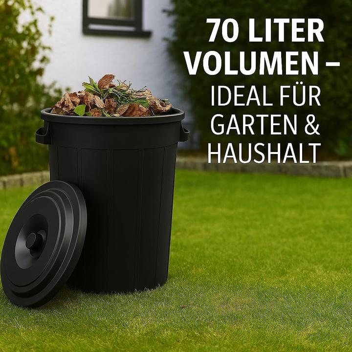 Produktbild YourCasa Mülltonne mit Deckel (70 l)