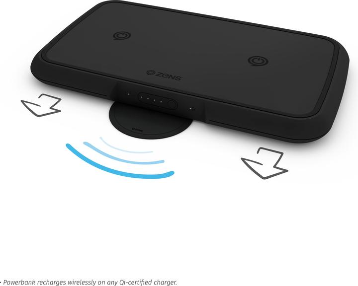 Immagine prodotto Zens Doppia banca di potenza senza fili (9000 mAh, 5 W)