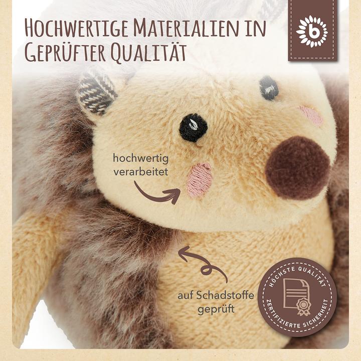 Image du produit Bieco Peluche hérisson Piksi avec hochet (12 cm)