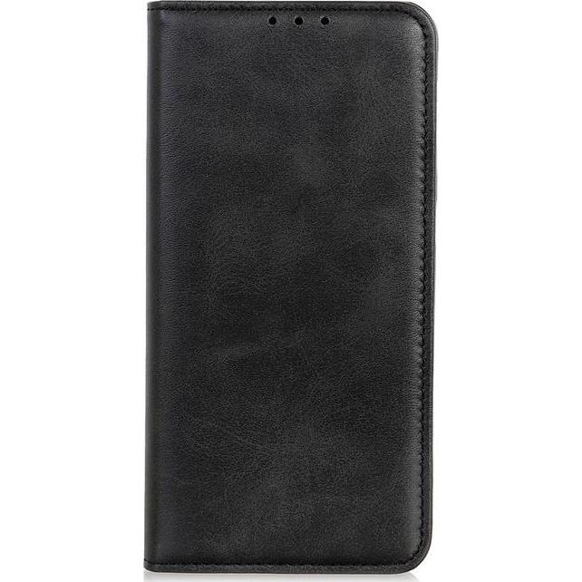 MU Classic Classic V Leder Bookcover Series (Apple iPhone 13 Pro Max), Smartphone Hülle, Schwarz