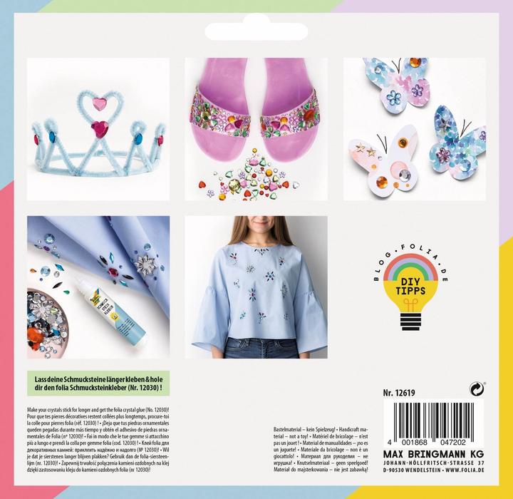 Actual product image Folia Decoration gemstone set