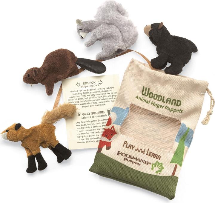Produktbild Folkmanis Spielset Waldtiere