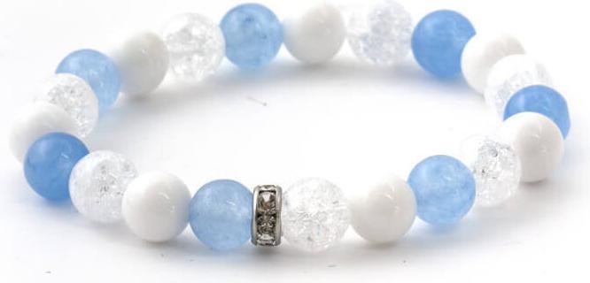 Immagine prodotto Beneto Bracciale di perle di giada. giada e cristallo MINK119 / 17