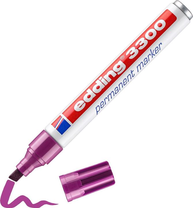Produktbild Edding Permanentmarker 3300 1-5mm rotviolett (1 x)
