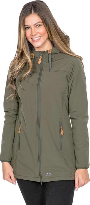 Actual product image Trespass Jacket Kristen with hood waterproof longer length (M)