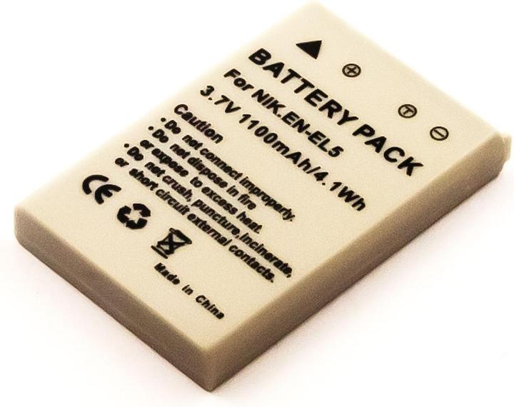 Actual product image AGI COOLPIX P520 - Battery/Battery - Gray - Lithium-Ion (Li-Ion) - 900 mAh - 3.7 V - 5 (Rechargeable battery)