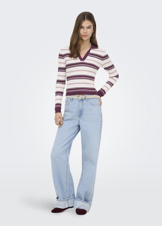 Produktbild Only Onlkaya Ls Stripe Polo Knt Noos (S)