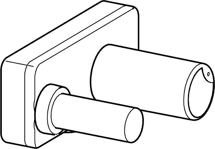 Actual product image Hansa built-in body for 2-hole wall washbasin mixer