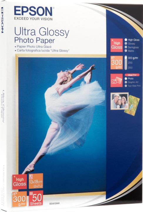 Epson Ultra Glanzend (300 g/m², 13 x 18 cm, 50 Pcs.)
