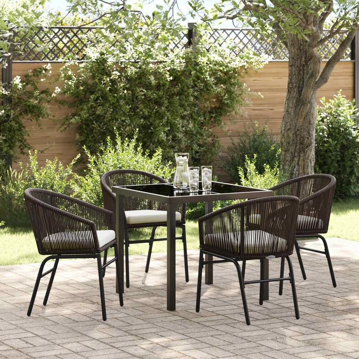 Produktbild vidaXL Garten Essgruppe (80 x 80 x 73 cm)