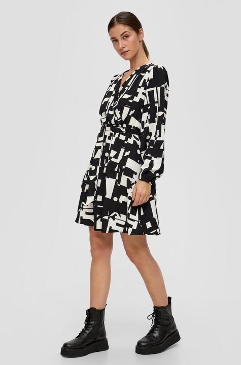Actual product image s.Oliver Kleid Kleid mit Bindeband (36)