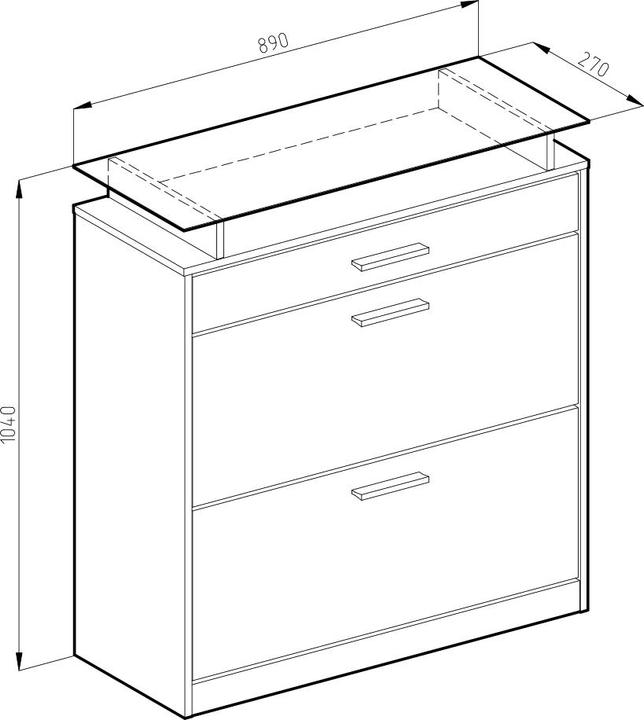 Image du produit Vicco Alex (89 x 104 x 27 cm)