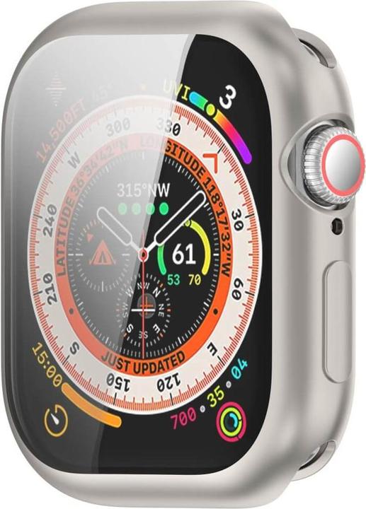 Immagine prodotto Cover-Discount Apple Watch 10 - 46 mm - Custodia di protezione in gomma effetto metallo