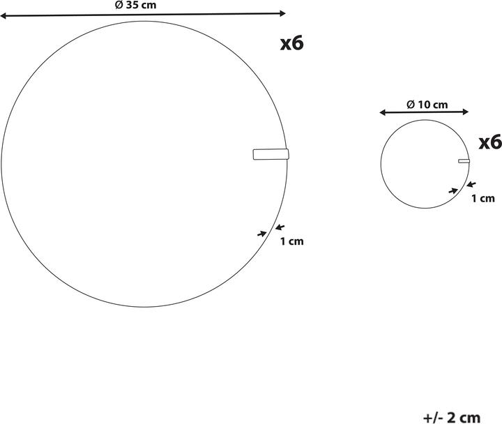 Produktbild Beliani Kunzea (12 Stk., 35 cm)