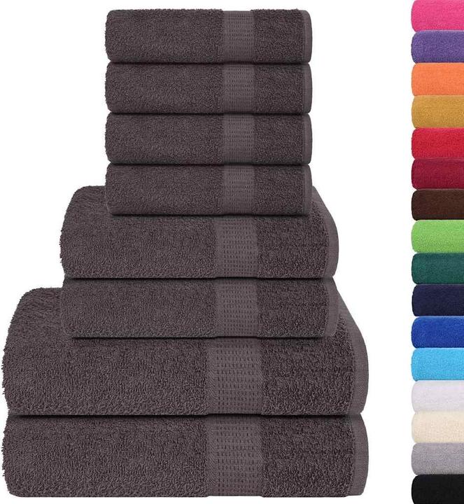 Image du produit VidaXL Set de 8 serviettes (30 x 50 cm)