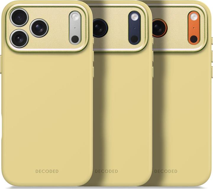 Produktbild Decoded Silicone Backcover Apple iPhone 17 Pro Max Yuma Yellow (Apple iPhone 17 Pro Max)