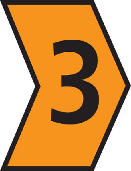 Actual product image HellermannTyton Slide on cable marker.