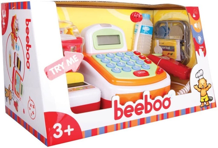 Beeboo Caisse avec tapis roulant et accessoires