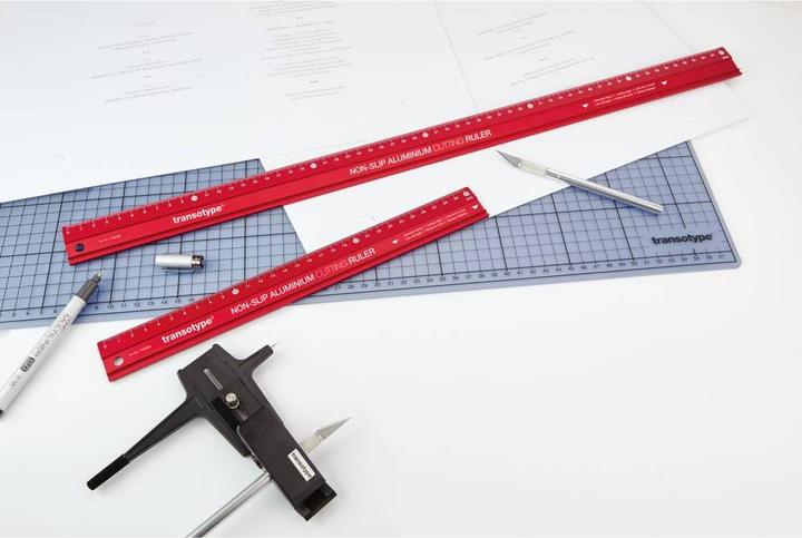 Image du produit Transotype Règle de coupe en aluminium transtype antidérapante 60 cm