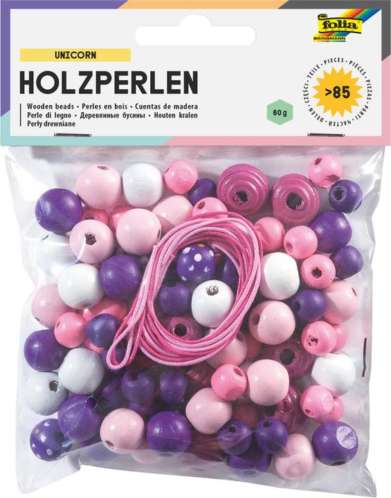 Produktbild Folia Holzperlen