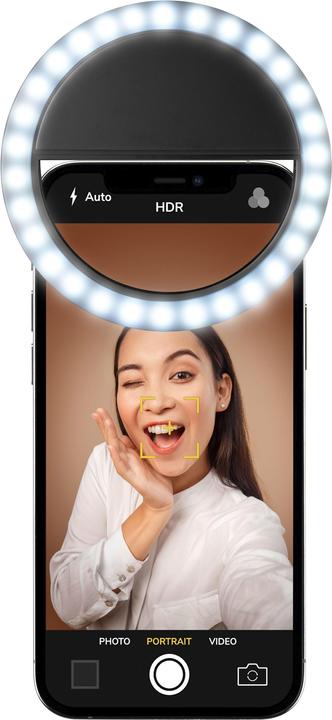 Produktbild Cellularline Selfie Ring Pocket - Universale (Ringlicht)