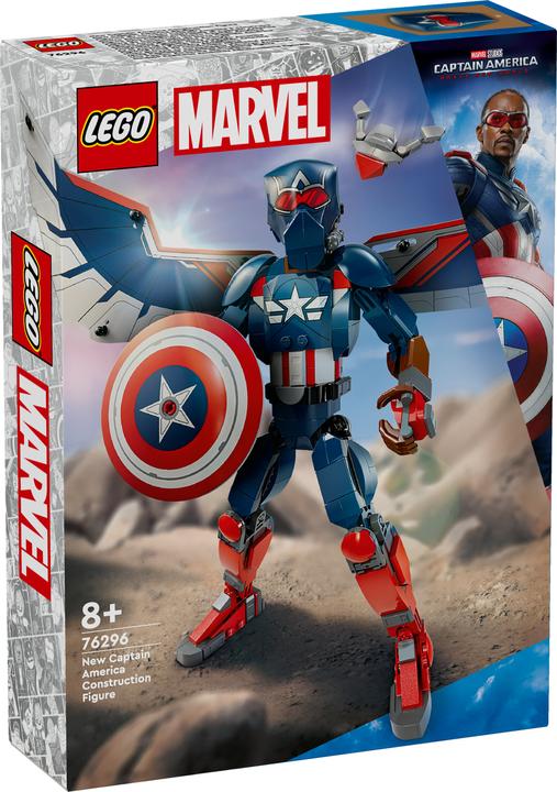 Produktbild LEGO New Captain America Baufigur (76296, LEGO Marvel)