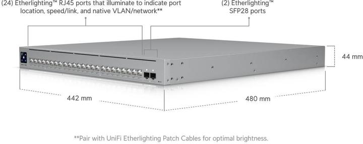Image du produit Ubiquiti Switch full managed 26 Port USW-Pro-XG-24-PoE (26 ports)