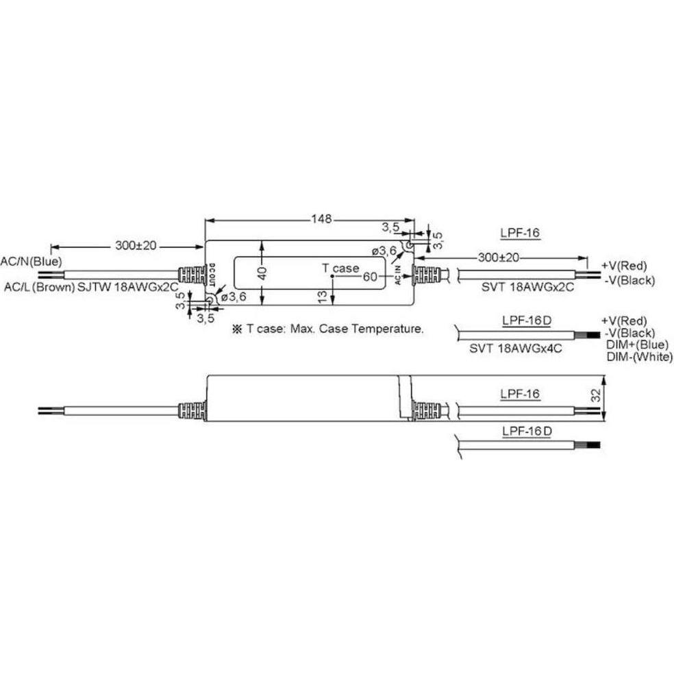 Thumbnail - MeanWell, Zubehör Beleuchtung, LPF-16D-24 LED-Treiber, LED-Tr