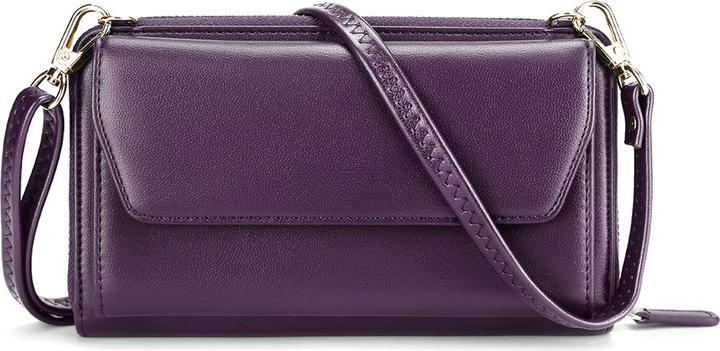 Immagine prodotto Only-Bags.Store Kleines Portemonnaie mit Kreditkartenfächern, Handytasche mit Reissverschluss um 2 Riemen