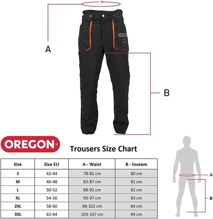 Produktbild Oregon Schnittschutzhose Yukon von Klasse 1 Typ C Gr. L (L)
