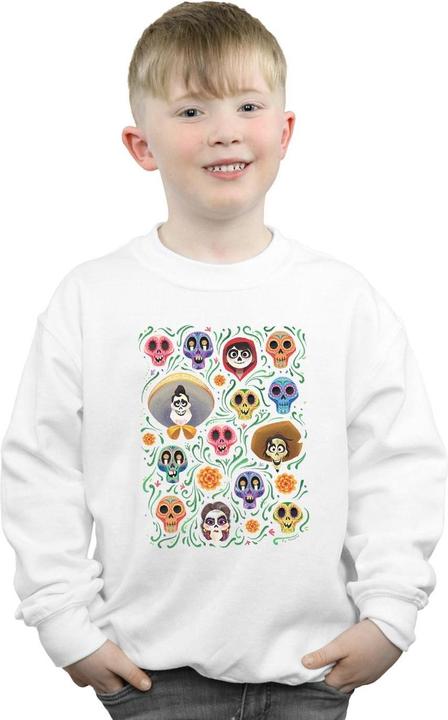 Immagine prodotto Disney Coco Heads Pattern Felpa Ragazzi (140, 146)