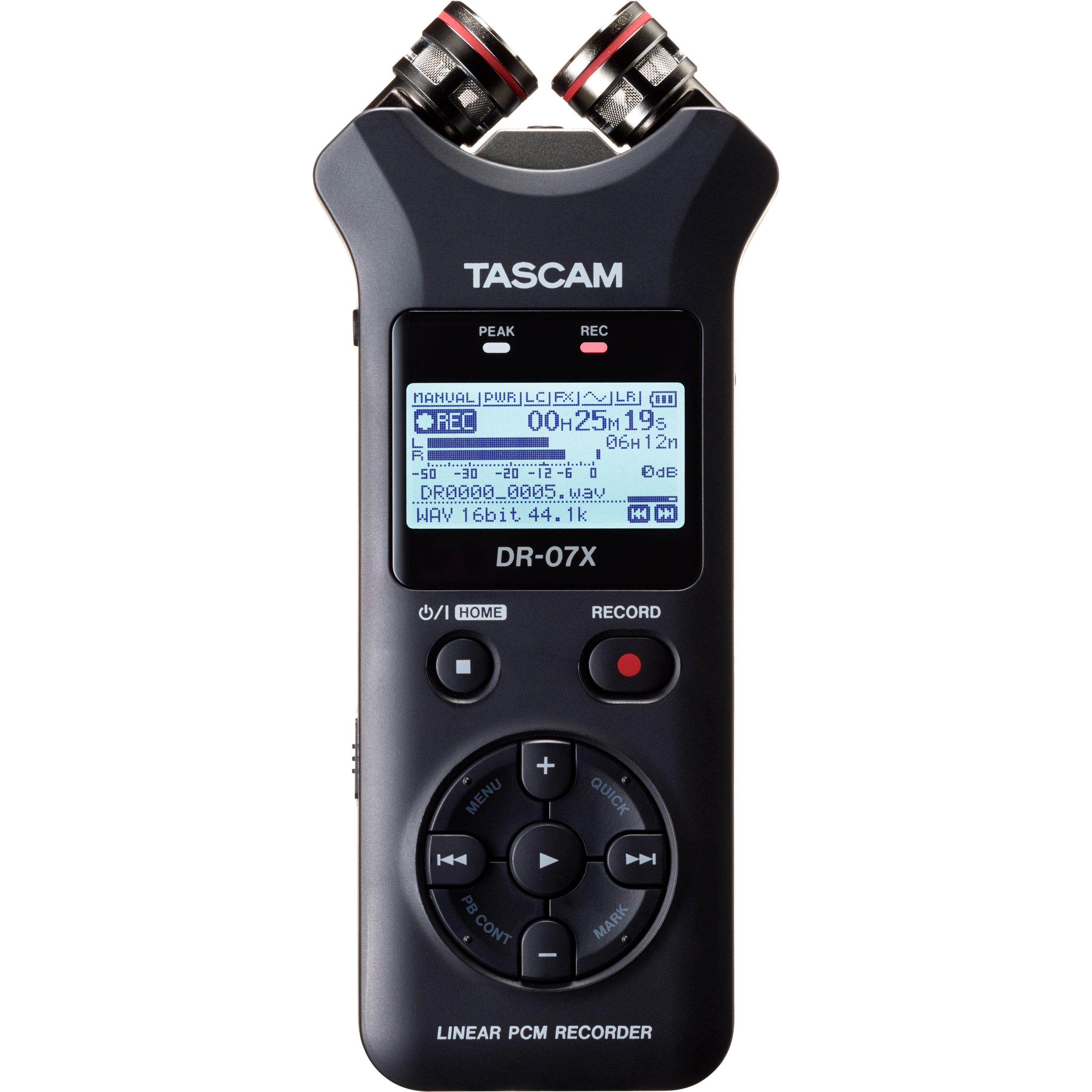 Thumbnail - Tascam DR-07X (Handheld), Audiorecorder, Schwarz