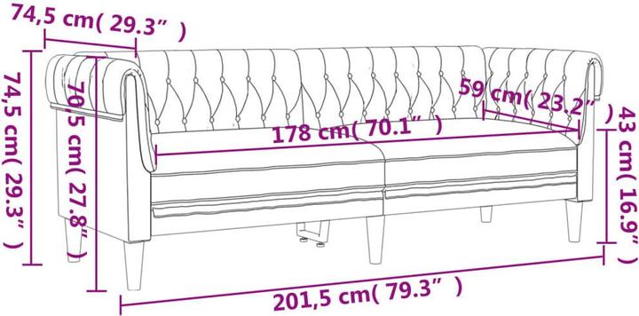 Produktbild vidaXL Matthieu (Polstergruppe)