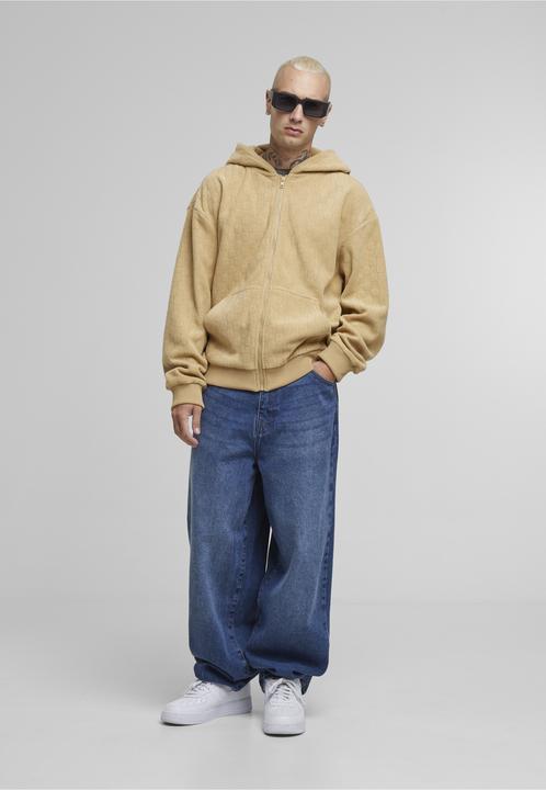Produktbild Urban Classics Jaquard Velvet Zip-Hoody - 175201 (M)
