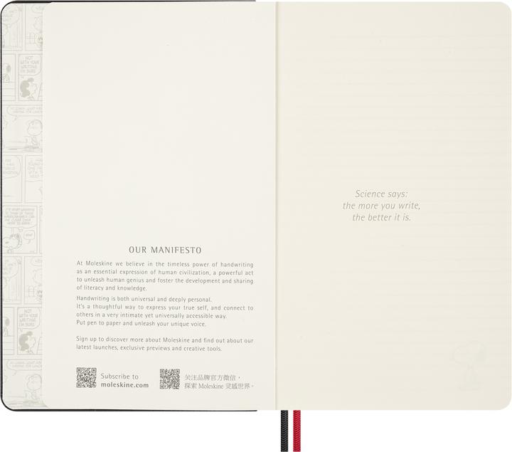 Productafbeelding Moleskine Snoopy (21 x 13 cm, Geen, Gestippeld, Rijen)